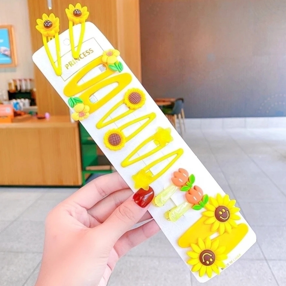 Children's‎ Hairpin Set-SUNFLOWER SERIES